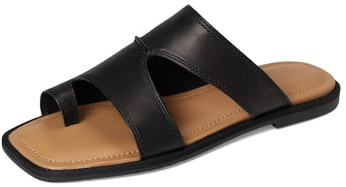 UGG Sandalo Piatto Matira Donna, Pelle nera, 38 EU