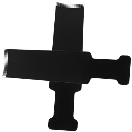 HAPINARY 2pcs Multifunctional Hair Salon Equipment Highlight Board Oil Combs Dyeing Cups Applicator Brushes