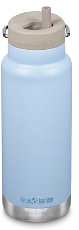 Klean Kanteen Unisex's TKWide 32 oz (con tapa Twist) color azul claro