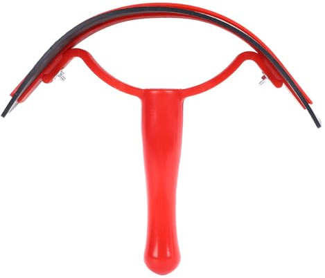 Cryfokt Rascador de Agua para Baño de Caballos, Eficiente, Cómodo de Sostener, Raspado de área Grande para Suministros para Caballos (Rojo)