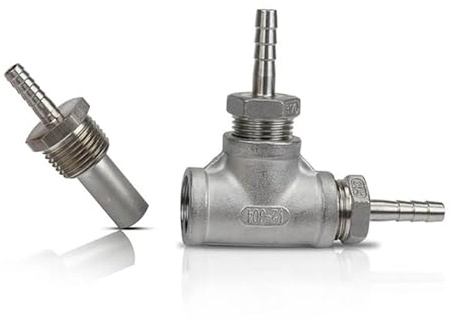 DOUDOUSUN Wires and Cables Inline Aeration/Oxygenation Diffusion Stone 2 Micron - 1/2 MPT Stainless Steel Homebrew Diffusion Stone Wires and Cables