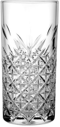 Pasabahce 9338 Timeless Longdrinkgläser, Glas, durchsichtig, 4 Stück (1er Pack), 4