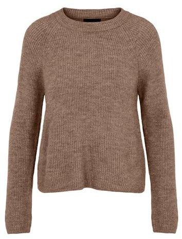 PIECES dam Pcellen Ls O-neck Knit Noos Bc Tröja