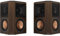 klipsch Reference Premiere RP-502S II Surround Sound Speaker Pair with Wall Mounting Options & an Updated Tractrix Horn with 5.25 Cerametallic Woofers for Movie Theater-Level Sound in Walnuss