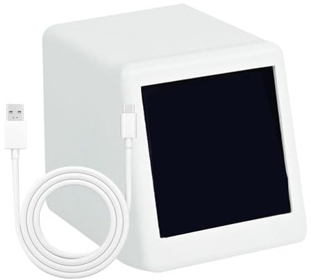 Decorazione Del Desktop Meteorologico Intelligente - Stazione Meteorologica Digitale, Display Abilitato Per Wifi, Sveglia Multifunzione | Monitor Di Monitoraggio Delle Condizioni D'aria Intelligente,