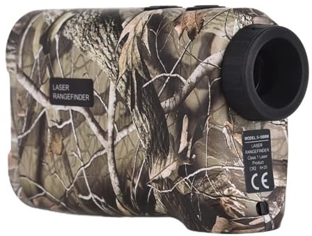 Télémètre de golf avec pente numérique de chasse - Télescope monoculaire de chasse - Grossissement 6X - Optique multicouche - Distance d'angle - Mesure de la hauteur de la vitesse - Interrupteur