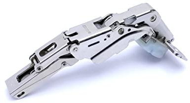 Charnière salice silentia+ 155° - Amortisseur : Avec - Coudure de charnière : 0 mm - Décor : Nickelé - Diametre boîtier : 35 mm - Entraxe : 48 mm - Epaisseur porte maxi : 22 mm - Epaisseur porte mini