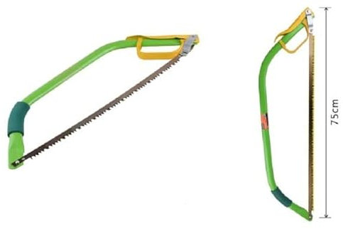 Trade Shop – Sierra de arco arco de acero 75 cm 30 Sierra de corte 90183 -