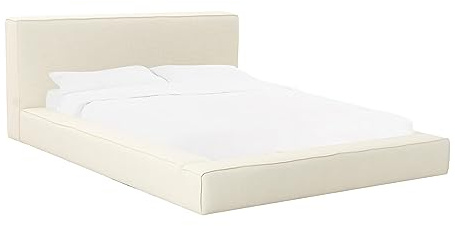 Tov Furniture Olafur Cream Linen UK Super King Bed