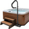 VEVOR Hot Tub Handrail, 360 Rotatable Spa Side Handrail with 48-63 Adjustable Height, Rust-proof Aluminum Spa Step Hot Tub Hand Rail with Slide-Under Mount Base for Indoor & Outdoor, 600LBS Capacity