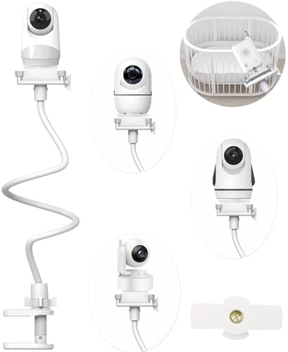 Derebir Support Camera Bébé Universel pour Appareil Photo Bébé sans Perçage (33,5 pour HelloBaby/Blemil)