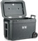 Trail 45L Cool Box on Wheels, Wheeled Insulated Hard Cooler for Hot Cold Food Drink, Picnic Camping Beach, 2 Cup Holders, BPA HDPE Free Liner, 72hr Max Cooling (54.5cm x 36cm x 42cm)