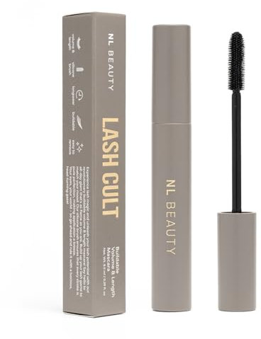 NL Beauty LASH CULT Mascara, aufbaubare Wimperntusche für bemerkenswertes Volumen und Länge, schwarz, 8,5 ml