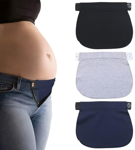 Extension Maternité Réglable 3 Pièces Bouton Elargisseur Homme Jeans et Pantalons