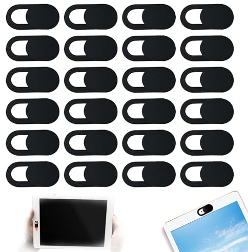 ZFRITP 24 Pièces Cache Webcam, Cache Telephone, Cache Camera Ordinateur,Webcam Cover,Camera Caché,Cache Caméra Pc Portable pour Ordinateur Portable, Pc, Smartphones, Tablettes.