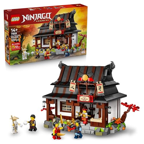 LEGO Ninjago 15e Anniversaire - La Forge des Quatre Armes - Jouet pour Ado - Maison de Ninja avec Minifigurine & Cartes Collector - Cadeau pour Garçon dès 14 Ans ou Adulte Fan 71858