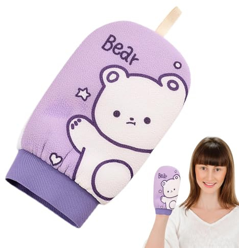 Gants pour éplucher le corps sous la douche,Nettoyeur de bain doux | Gant de douche,Pour hommes, femmes, garçons, filles, adolescents et toute la famille
