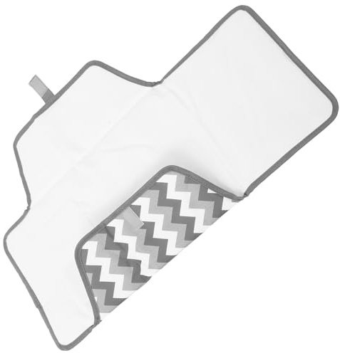GALPADA Funda para Cambiador de Pañales Plegable, Sábana Cambiadora Portátil para Recién Nacido, Colchón de Viaje Compacto y Reutilizable para Bebés, Diseño Ondulado Resistente al Agua,