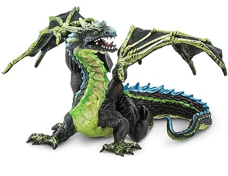 Safari Ltd. Nebeldrache 13,1 cm | Handbemalte Drachenfigur | Ungiftig und BPA-frei | Für Kinder ab 3 Jahren geeignet