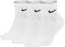 Nike Unisex Everyday letvægts Trainings kn chelsocken 3 Paar , Weiß / Schwarz, L EU
