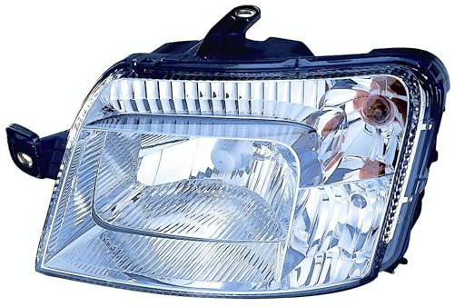 PROPOSTEONLINE Proiettore Faro Fanale Anteriore Sinistro H4 Fiat Panda 169 dal 2003 al 2009 Spinotto a 7 Pin Bianco o Giallo