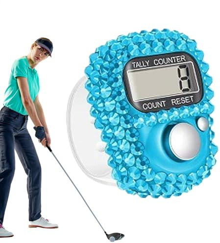 Contador de Dedos – Contador de Contador de Mano | Contador electrónico Digital LCD de Cuento, Contador de Vueltas portátil para Pesca en, Tejer Personas, Entrenamiento de Regazo