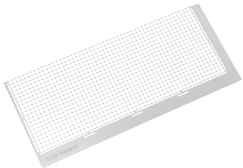 CORHAD Stainless Steel Diamond Art Mesh Ruler with 1020 Grids, Non-Stick DIY Rhinestone Painting Alignment Tool for Craft Projects and Embroidery
