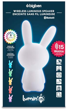 Bigben Enceinte sans Fil Lumineuse Rabbit