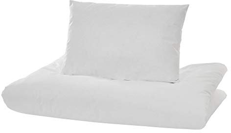 Bedfine Milbenschutz Bettwäsche für Hausstauballergiker - Encasing Bettbezug 135x220cm und Kissenbezug 40x80cm, Milbenkotdicht