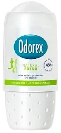6-pack - Odorex deodorant roll-on - Natural Fresh - 50 ml