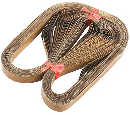 Egofy - Cinta de sellado de cinta de teflón para cinta de sellado FR-900 Selladora de banda continua FRD-1000 Sellador de banda de tinta sólida (74,8 x 1,5 x 0,0 cm)