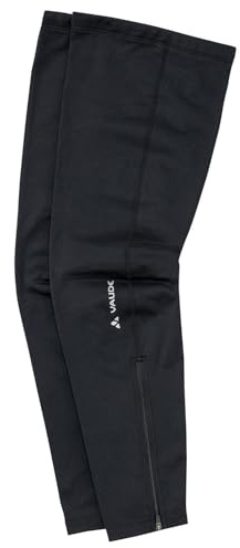 VAUDE Leg Warmer II - Wärmende Beinlinge - Atmungsaktiv, Elastisch, Schnelltrocknend, black uni, XS