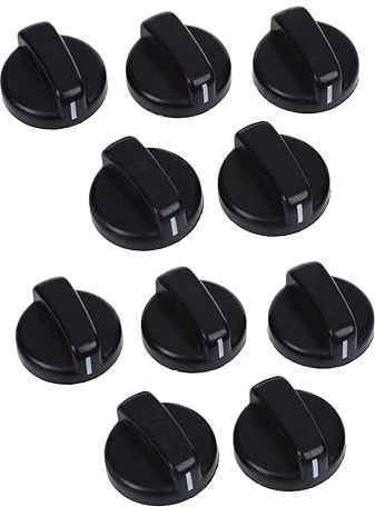 Manopola per stufa a gas, 8 mm, manopole di ricambio universali per cucina, barbecue, fornelli, 10 pezzi