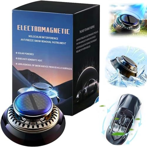 TBLMPNE Tragbare Kinetische Molekularheizung, 2025 Neu Auto Enteiser Mini Heizung Auto Diffusoren für ätherische Öle, Elektromagnetische Molekulare Interferenz Frostschutzmittel (1 Pcs)