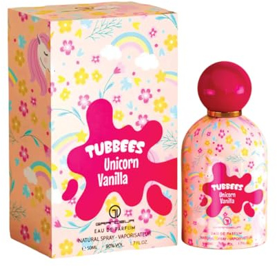 Sapphire's choice Tubbees Unicorn Vanilla Parfüm | Tubbees Vanilla Edp Eau de Parfum für Damen und Kinder 50 ml | Zuckerwatte und Vanille Duft | Tubbees Vanille Parfüm Made in Dubai