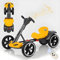Electric Go Kart for Kids 6V - Foldable Go Cart with Adjustable Seat, Music & Lights, Remote Control, 30kg Weight Capacity, 5 MPH Speed, Reversing Mode, Ideal for Outdoor Fun