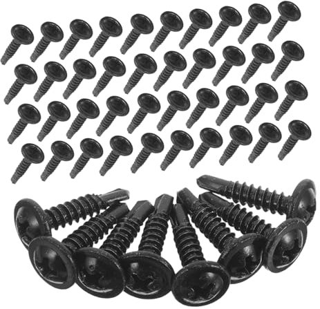 460 Piezas Tornillos Autorroscantes Inoxidable Tornillos Plana Temple para Montaje de Muebles y Conexiones Instalación Rápida para Armarios y Escritorios