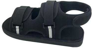 AMSLSIU Chaussure moulée professionnelle et conviviale pour botte moulée en plâtre d'orteil, chaussure post-opératoire sûre en plâtre, M