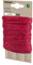 Windhager Jute Dekoschnur ÖKO, Garten Kordel, Bastelschnur, Dekokordel, Hanfschnur, Juteband, Paketband Stark, Schnur, 27m, Ø 3,5mm, rot