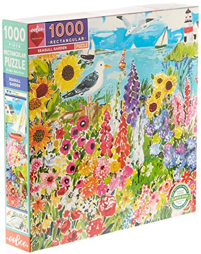 eeBoo Piece and Love Seagull Garden 1000 piece rectangular adult Jigsaw Puzzle