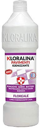 Kloralina Detergente Igienizzante per Pavimenti, Fragranza Floreale (3 pezzi)