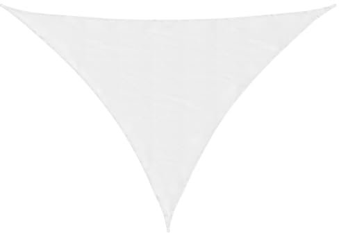 vidaXL Sonnensegel Wasserfest Sonnenschutz Windschutz Sonnendach UV Schutz Garten Terrasse Balkon Oxford-Gewebe Dreieckig 3x4x4m Weiß