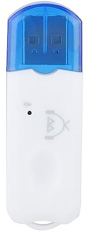 ASHATA USB Bluetooth-mottagare, trådlös Bluetooth-sändaradapter Audio A2DP Music trådlös adapter för bil AUX mobiltelefon