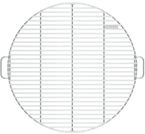 BonFeu BonGrill Plaque de Grill Ø100cm - Plaque de Grill Gaz & Bois - Plaque de Cuisson - Plancha Pour Cheminée de Jardin, Poêle de Terrasse et Foyer - Acier de Haute Qualité