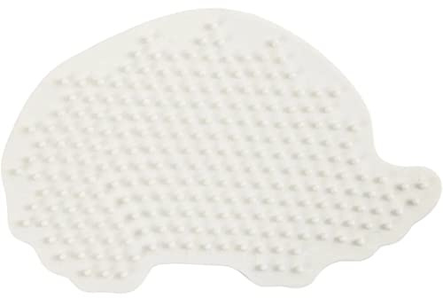 Creativ Company Piastra per perline da stirare in plastica biologica, riccio, 7,6 x 12 cm, 1 pezzo
