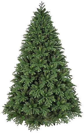 Albero di Natale Realistico Foglie Pvc Pe Superfolto Verde Apertura Rapida 180 cm - 2099 Rami