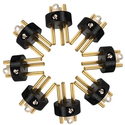 HANABASS 8pezzi Adattatore Da Xlr Connettore Pin Spina Audio Per Microfono Adattatori Per Altoparlanti Interfaccia Di Conversione Apparecchiatura Testina Di Conversione Audio