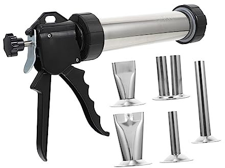 Mikinona Manuale Insaccatrice Salsicce Acciaio Inossidabile Strumenti per La Preparazione Salsicce da Te Facile da Usare Cucina e Professionale