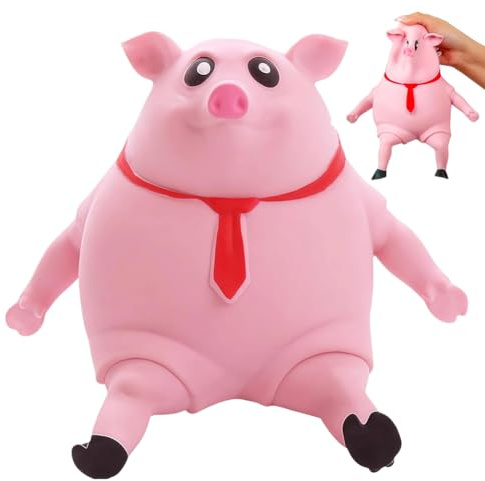 Maialino Antistress, Giocattolo Antistress Maiale, Antistress Maialino Squish, Scimmia Indistruttibile, Maiale Stress Toy, Gorilla Latex Pig Toys
