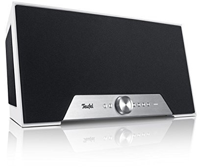 Teufel ONE M - All-in-One Soundystem Bluetooth Lautsprecher mit W-LAN, Integriertem Subwoofer, Multiroom Musik Steaming, Wecker, LAN, Internetradio - weiß